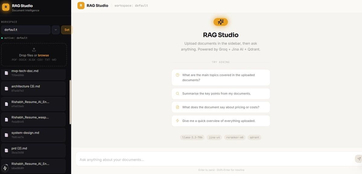 RAG Studio